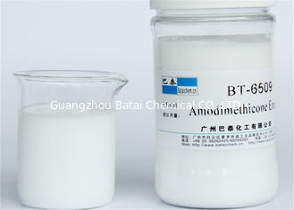 L'huile de silicone aminée blanche laiteuse/émulsion de silicone aminée apportent lisse le contact