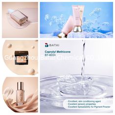 Caprylyl méthicone L'indice de réfraction ultime n/20D 1.4100 1.4200 Ingrédient pour les préparations de soins de la peau