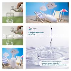 Excellente dispersibilité Caprylyl méthicone pour la viscosité 25C mPa·s 3-8 et les caractéristiques