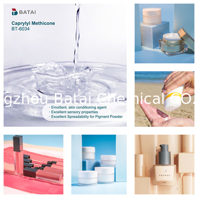 Émollients de silicone Caprylyl méthicone pour les préparations de soins de la peau et des cheveux
