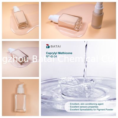 Caprylyl méthicone dérivé de méthicone pour la crème BB indice de réfraction n/20D 1.4000 1.4200