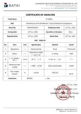 Gel élastomère de silicone sans D5 avec finition mate, formule non volatile et effet floutant doux pour le rouge à lèvres