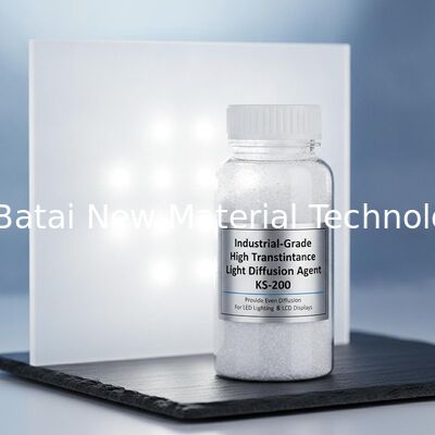 Agent de diffusion de la lumière à haute transmittance de qualité industrielle KS-200 Fournit une diffusion uniforme – Pour l'éclairage LED et les écrans LCD