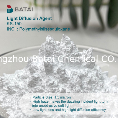 L'agent blanc With Particle Size de diffusion de lumière de poudre de silicone 1,5 microns augmentent la brume 68554-70-1